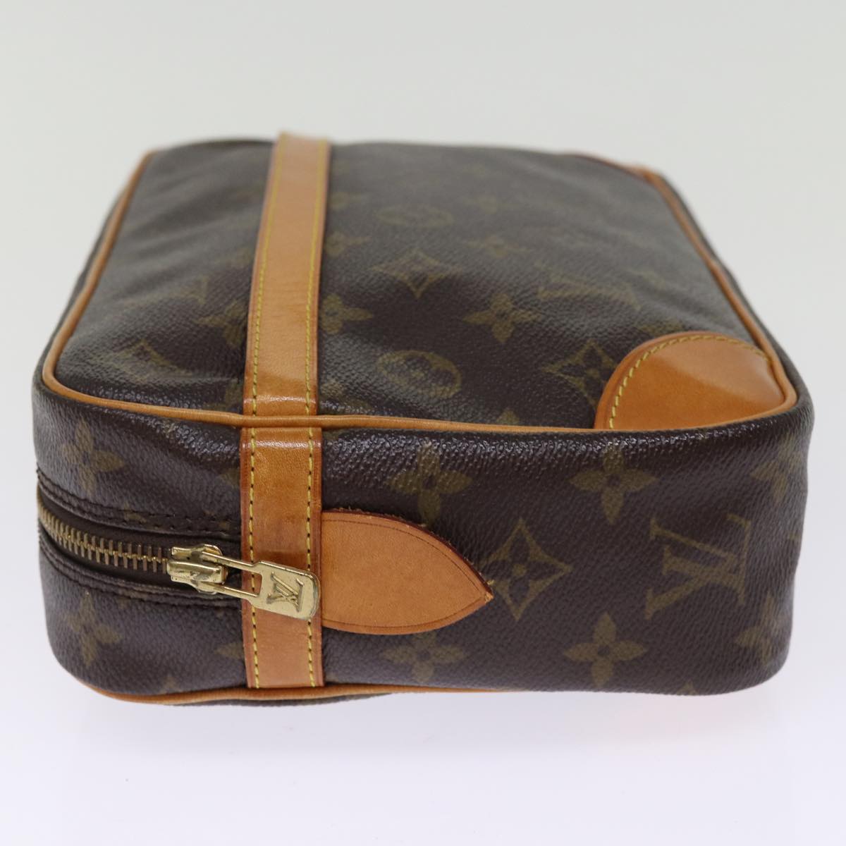 LOUIS VUITTON Monogram Compiegne 28 Clutch Bag M51845 LV Auth 77142