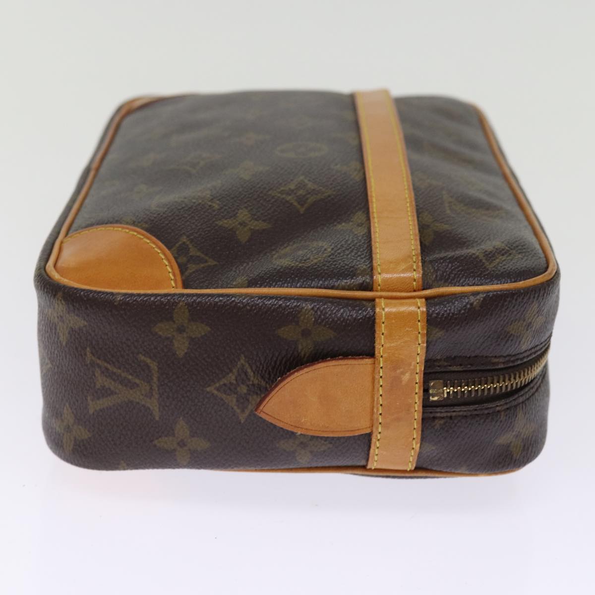 LOUIS VUITTON Monogram Compiegne 28 Clutch Bag M51845 LV Auth 77142