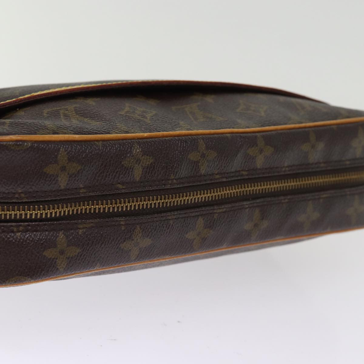 LOUIS VUITTON Monogram Compiegne 28 Clutch Bag M51845 LV Auth 77142