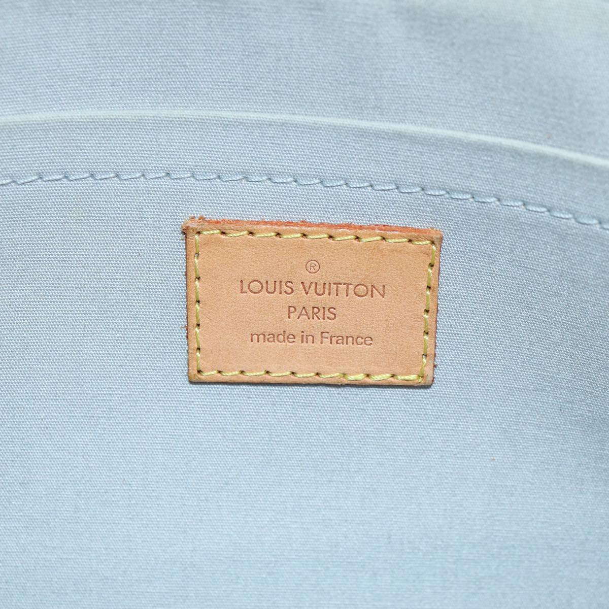 LOUIS VUITTON Monogram Vernis Rosewood Avenue Hand Bag Perle M93508 Auth 77144