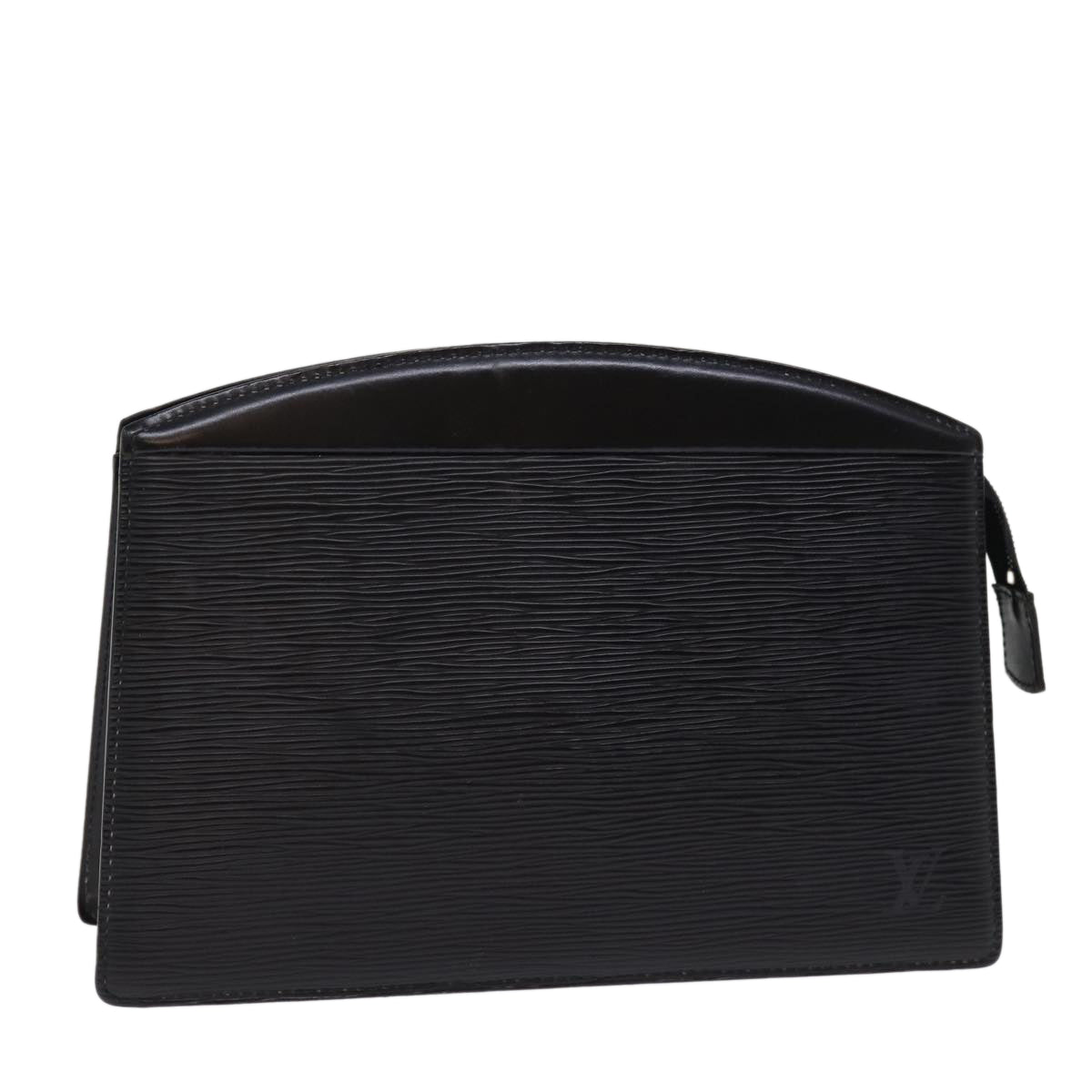 LOUIS VUITTON Epi Trousse Crete Clutch Bag Black M48402 LV Auth 77149