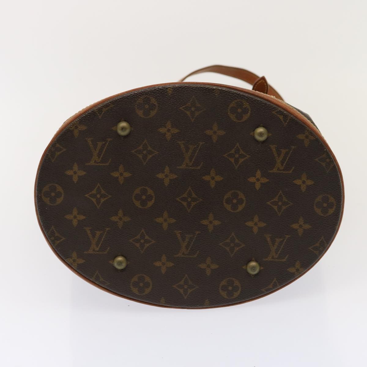 LOUIS VUITTON Monogram Bucket GM Shoulder Bag M42236 LV Auth 77155