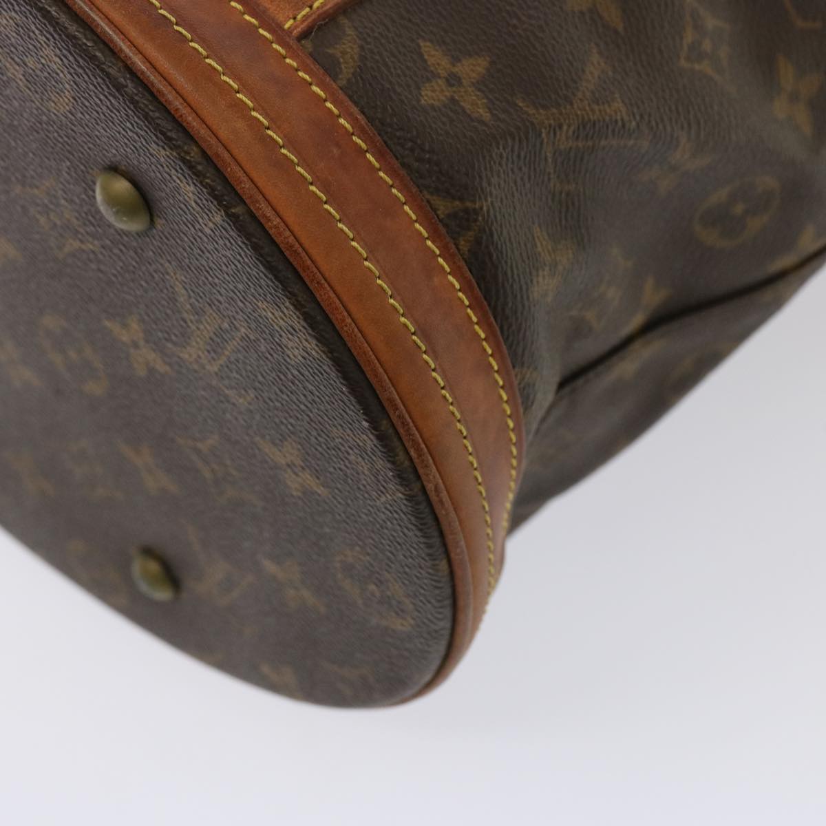 LOUIS VUITTON Monogram Bucket GM Shoulder Bag M42236 LV Auth 77155