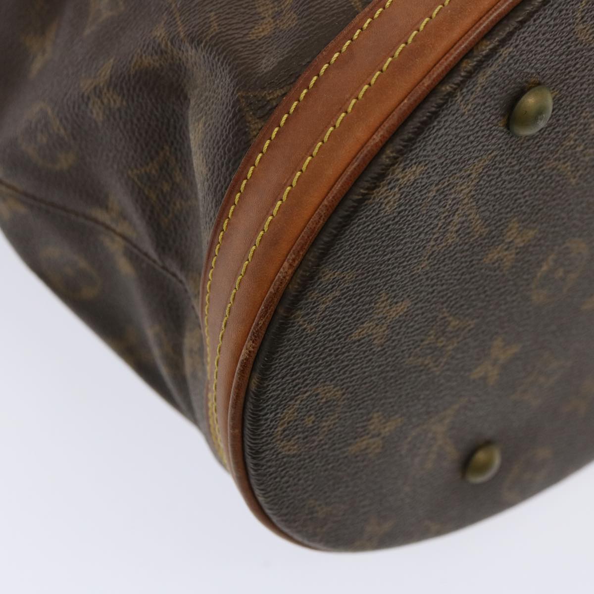 LOUIS VUITTON Monogram Bucket GM Shoulder Bag M42236 LV Auth 77155