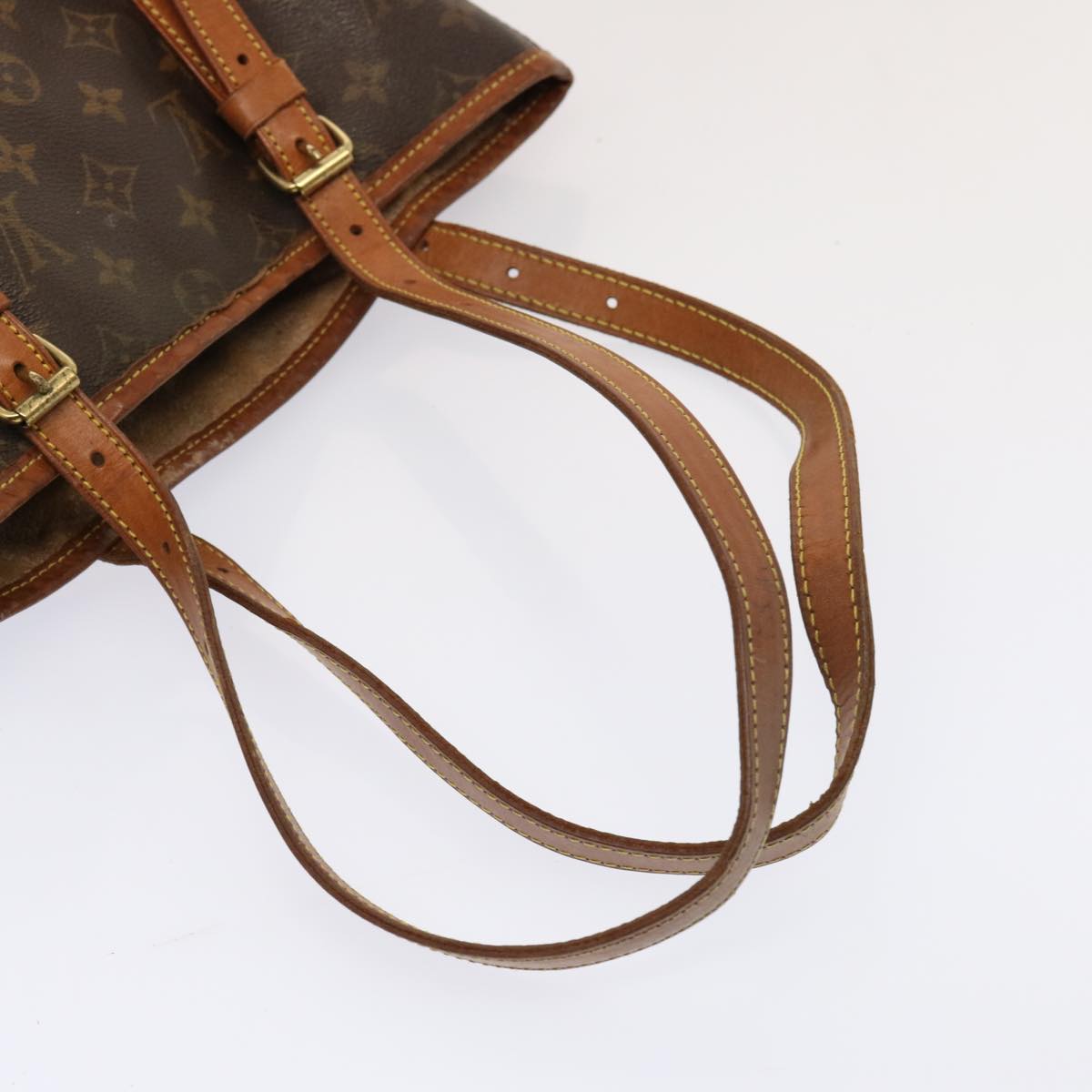 LOUIS VUITTON Monogram Bucket GM Shoulder Bag M42236 LV Auth 77155