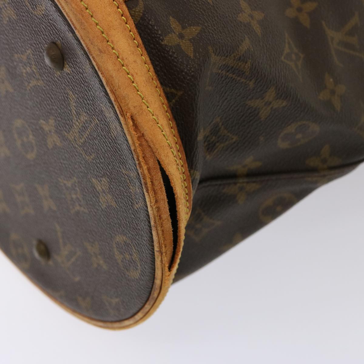 LOUIS VUITTON Monogram Bucket GM Shoulder Bag Vintage M42236 LV Auth 77156