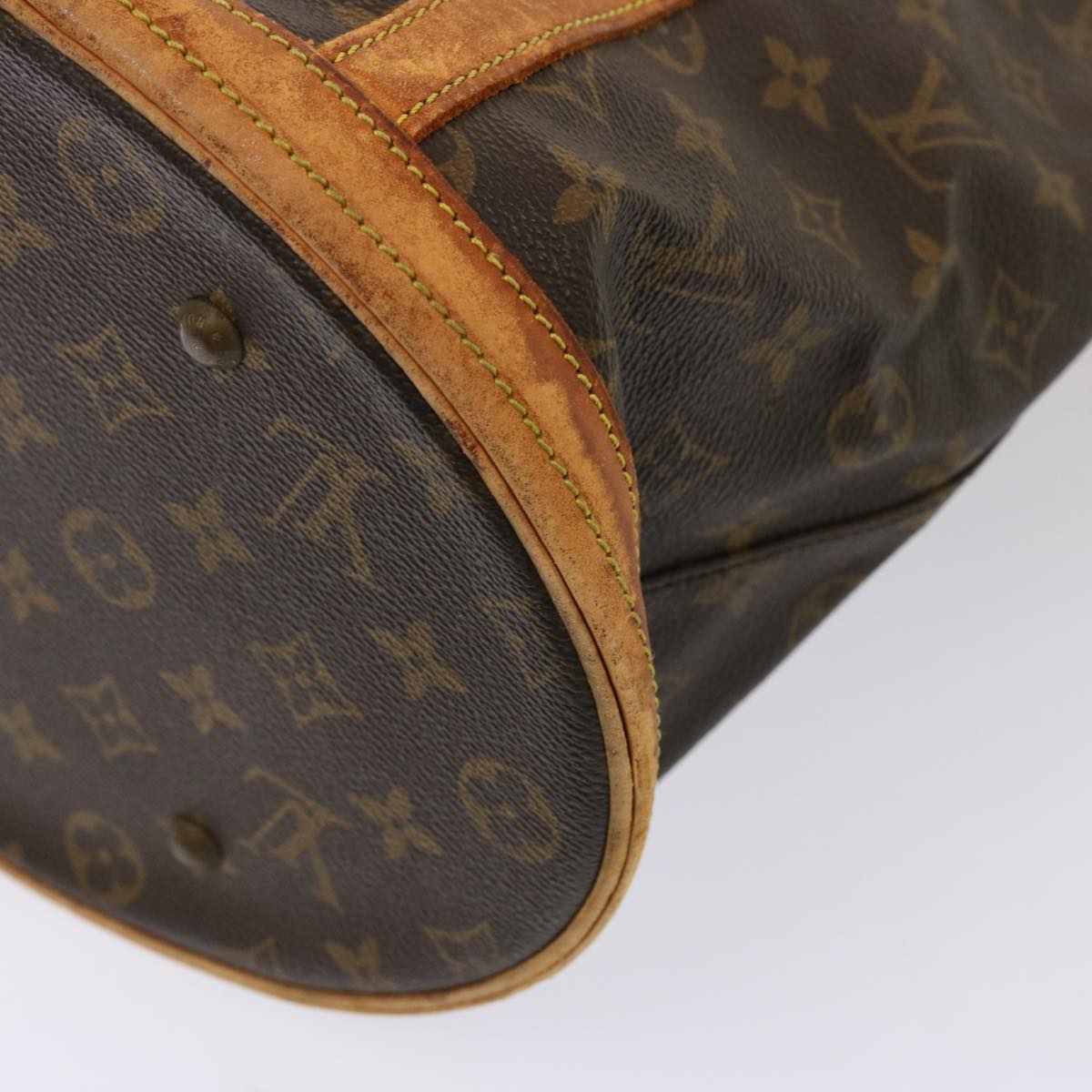 LOUIS VUITTON Monogram Bucket GM Shoulder Bag Vintage M42236 LV Auth 77156