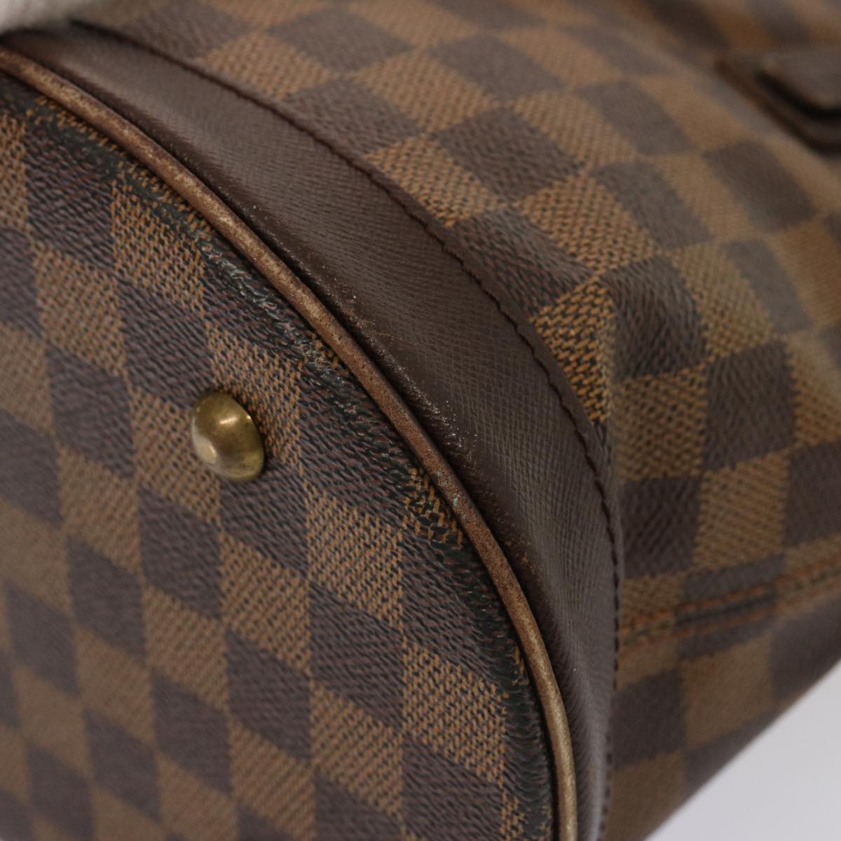 LOUIS VUITTON Damier Ebene Marais Shoulder Bag N42240 LV Auth 77158