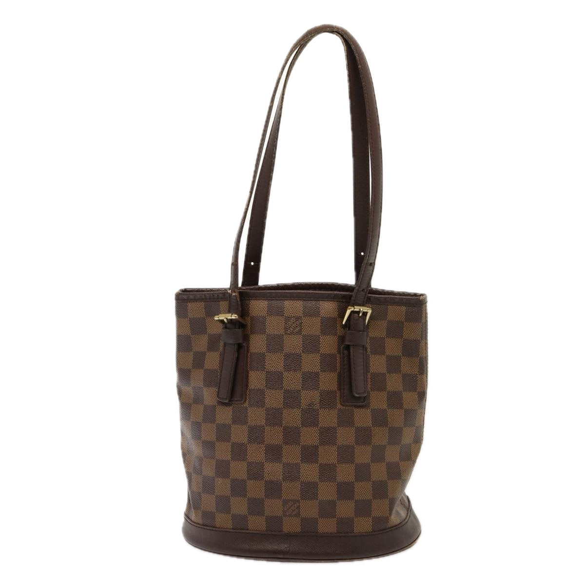 LOUIS VUITTON Damier Ebene Marais Shoulder Bag N42240 LV Auth 77158