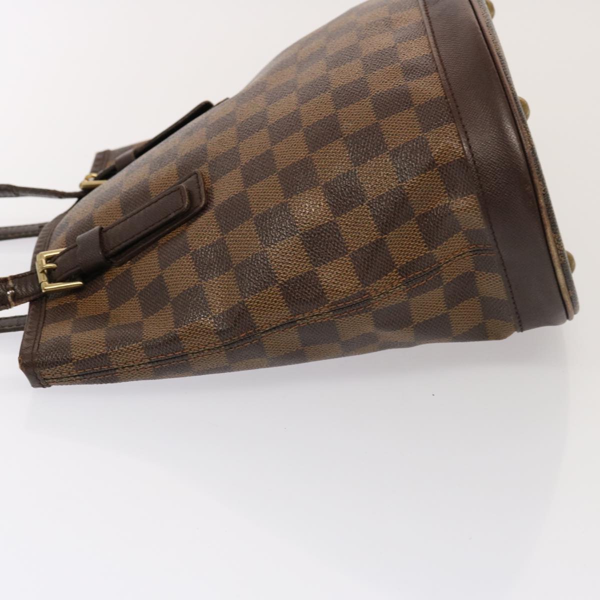 LOUIS VUITTON Damier Ebene Marais Shoulder Bag N42240 LV Auth 77158