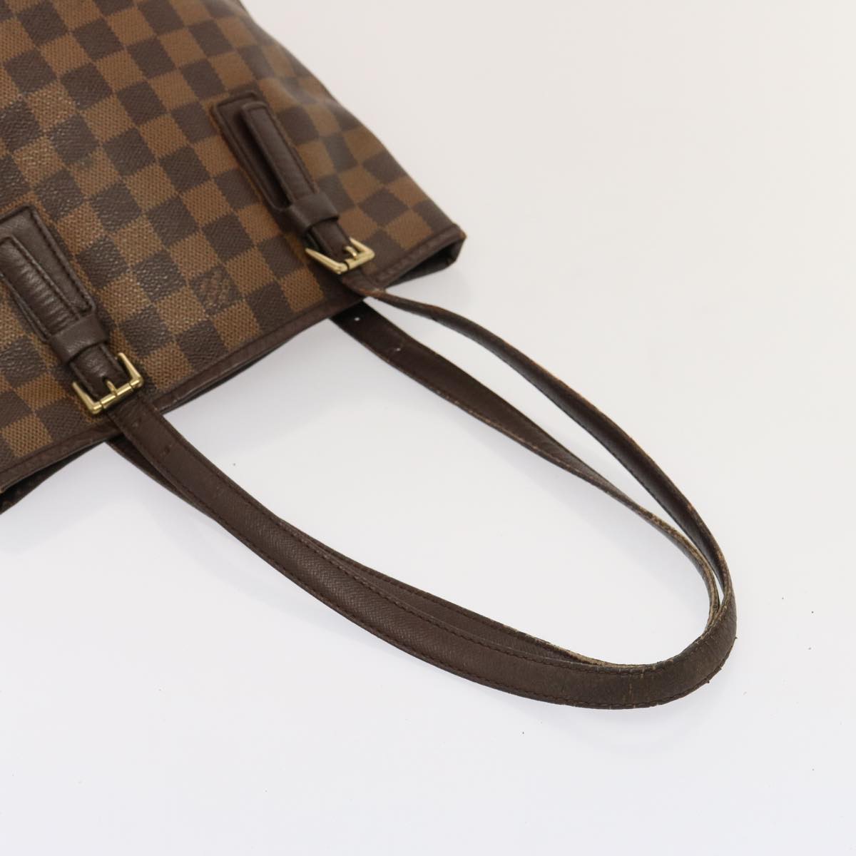 LOUIS VUITTON Damier Ebene Marais Shoulder Bag N42240 LV Auth 77158