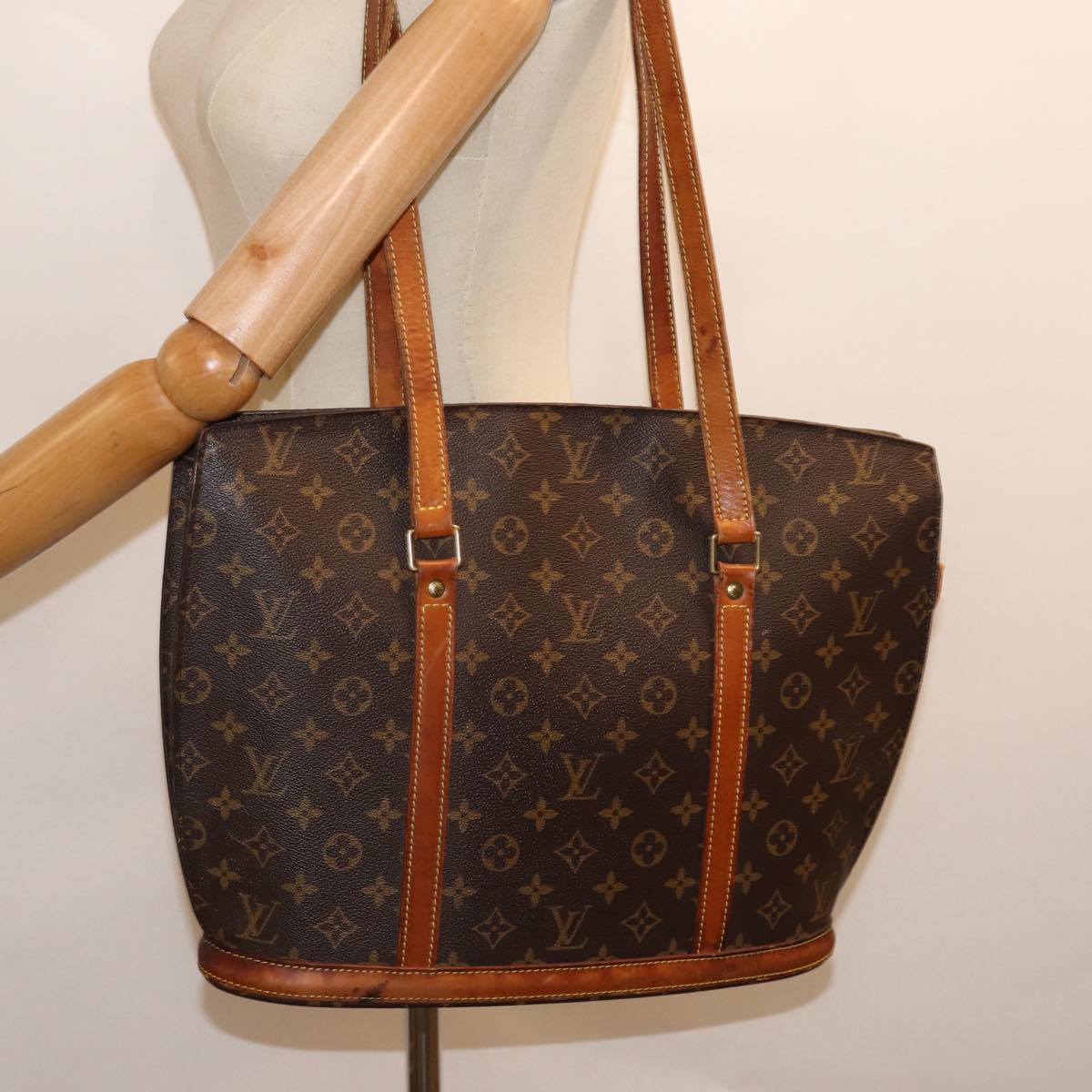 LOUIS VUITTON Monogram Babylone Tote Bag M51102 LV Auth 77160