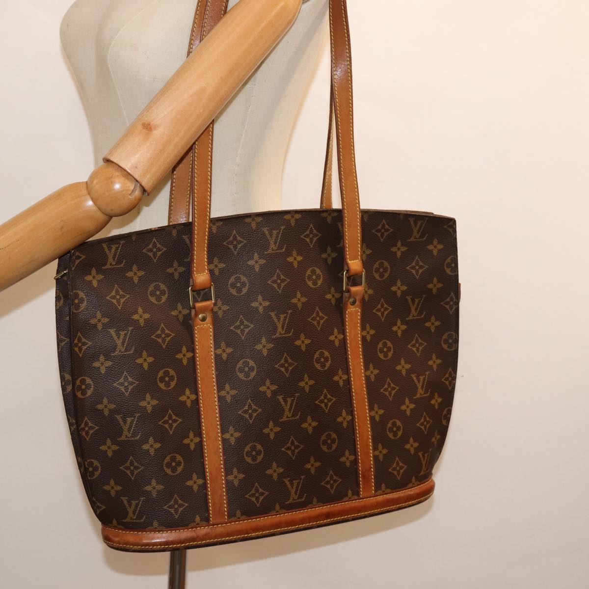 LOUIS VUITTON Monogram Babylone Tote Bag M51102 LV Auth 77161