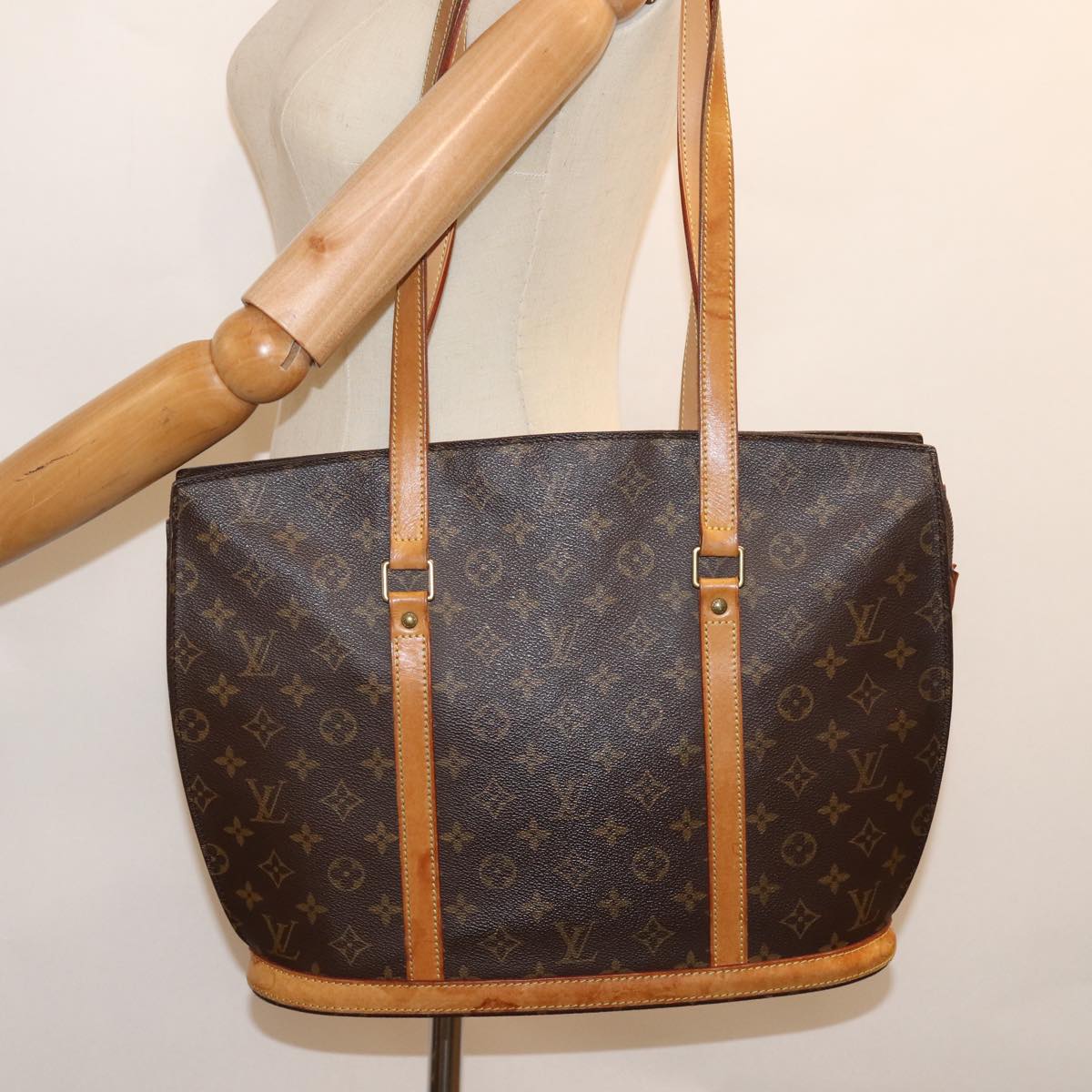 LOUIS VUITTON Monogram Babylone Tote Bag M51102 LV Auth 77162