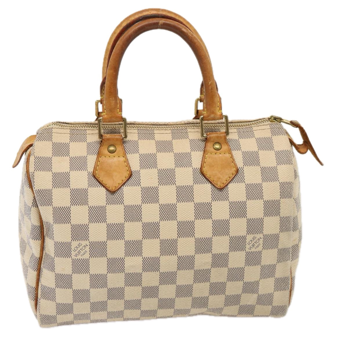 LOUIS VUITTON Damier Azur Speedy 25 Hand Bag N41534 LV Auth 77168