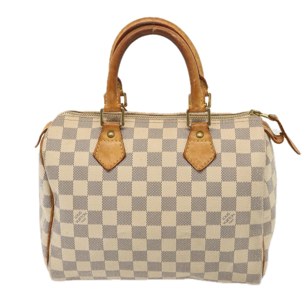 LOUIS VUITTON Damier Azur Speedy 25 Hand Bag N41534 LV Auth 77168