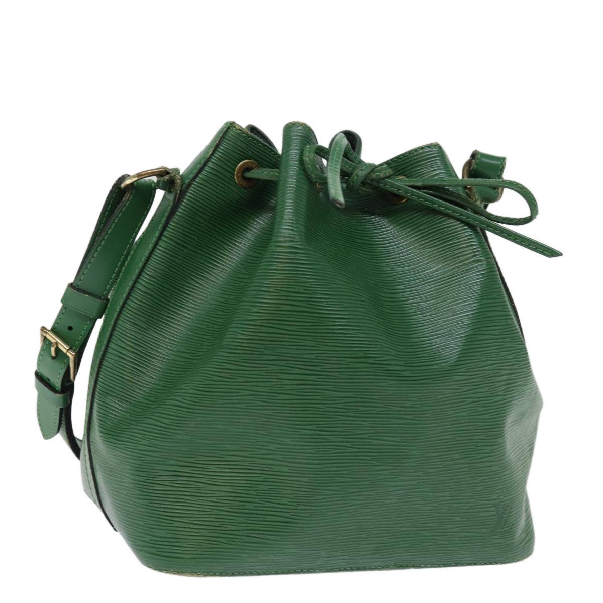 LOUIS VUITTON Epi Petit Noe Shoulder Bag Green M44104 LV Auth 77190