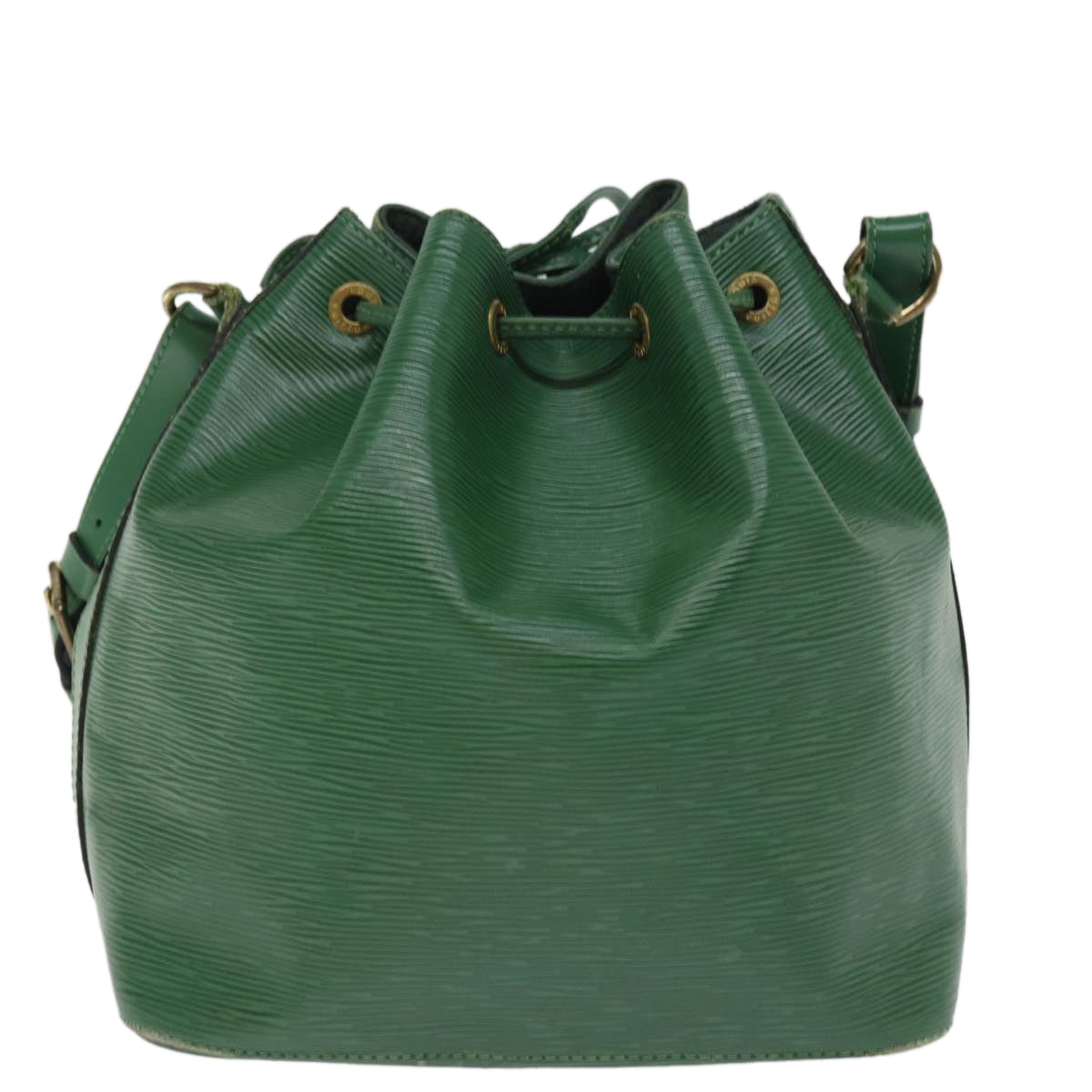 LOUIS VUITTON Epi Petit Noe Shoulder Bag Green M44104 LV Auth 77190