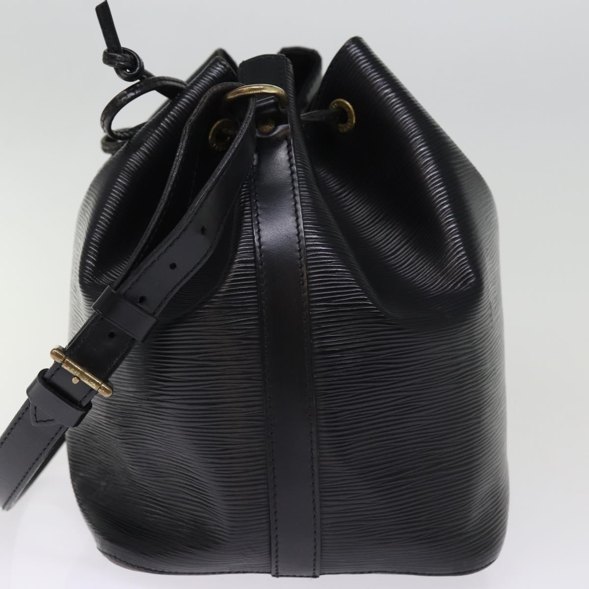 LOUIS VUITTON Epi Petit Noe Shoulder Bag Black M44102 LV Auth 77192