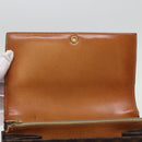 CELINE Macadam Canvas Shoulder Bag PVC Leather Brown Auth 77199-10