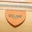 CELINE Macadam Canvas Shoulder Bag PVC Leather Brown Auth 77199-18