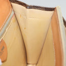 CELINE Macadam Canvas Shoulder Bag PVC Leather Brown Auth 77199-19