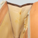 CELINE Macadam Canvas Shoulder Bag PVC Leather Brown Auth 77199-20