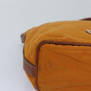 PRADA Shoulder Bag Nylon Orange Auth 77204-9