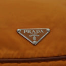 PRADA Shoulder Bag Nylon Orange Auth 77204-10