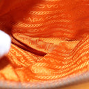 PRADA Shoulder Bag Nylon Orange Auth 77204-20