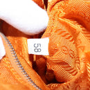 PRADA Shoulder Bag Nylon Orange Auth 77204-12