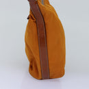 PRADA Shoulder Bag Nylon Orange Auth 77204-3