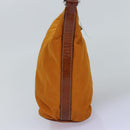 PRADA Shoulder Bag Nylon Orange Auth 77204-4