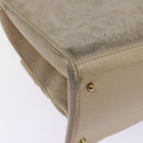 GUCCI Bamboo Tote Bag Suede 2way Beige 002 2855 0322 0 Auth 77226-16