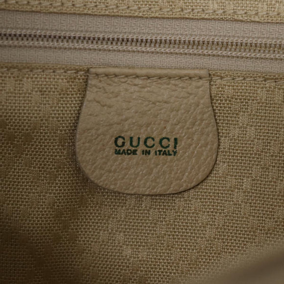 GUCCI Bambus Wildleder Tote Bag 2way Beige 002 2855 0322 0 Auth 77226