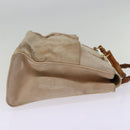 GUCCI Bamboo Tote Bag Suede 2way Beige 002 2855 0322 0 Auth 77226-4