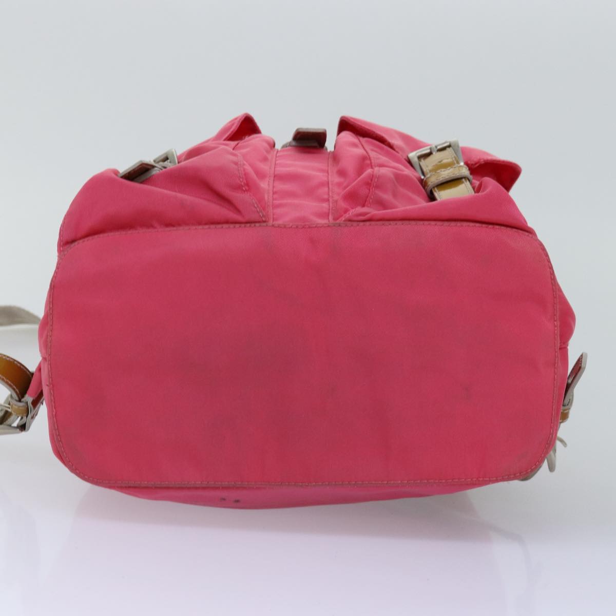 PRADA Backpack Nylon Pink Auth 77236