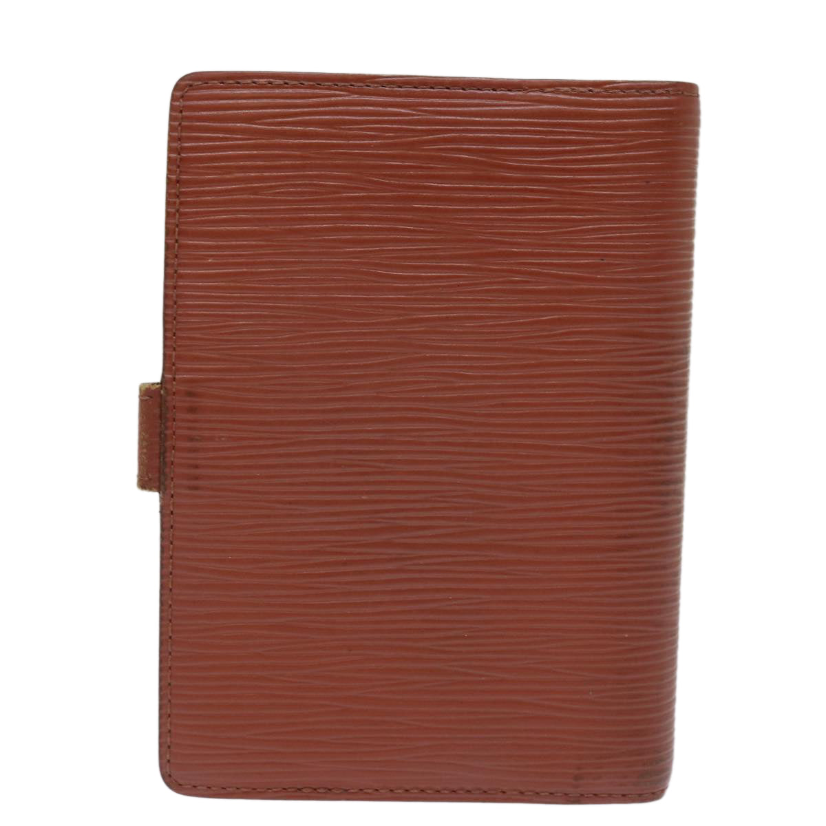 LOUIS VUITTON Epi Agenda PM Day Planner Cover Brown R20053 LV Auth 77237 - 0