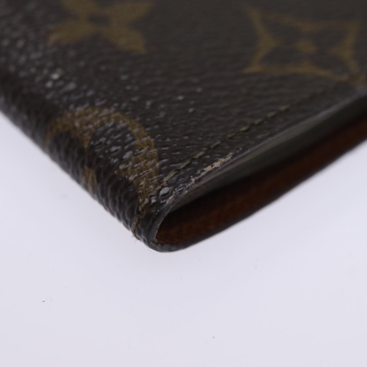 LOUIS VUITTON Monogram Porte Cartes Credit Pression Case M60937 LV Auth 77238