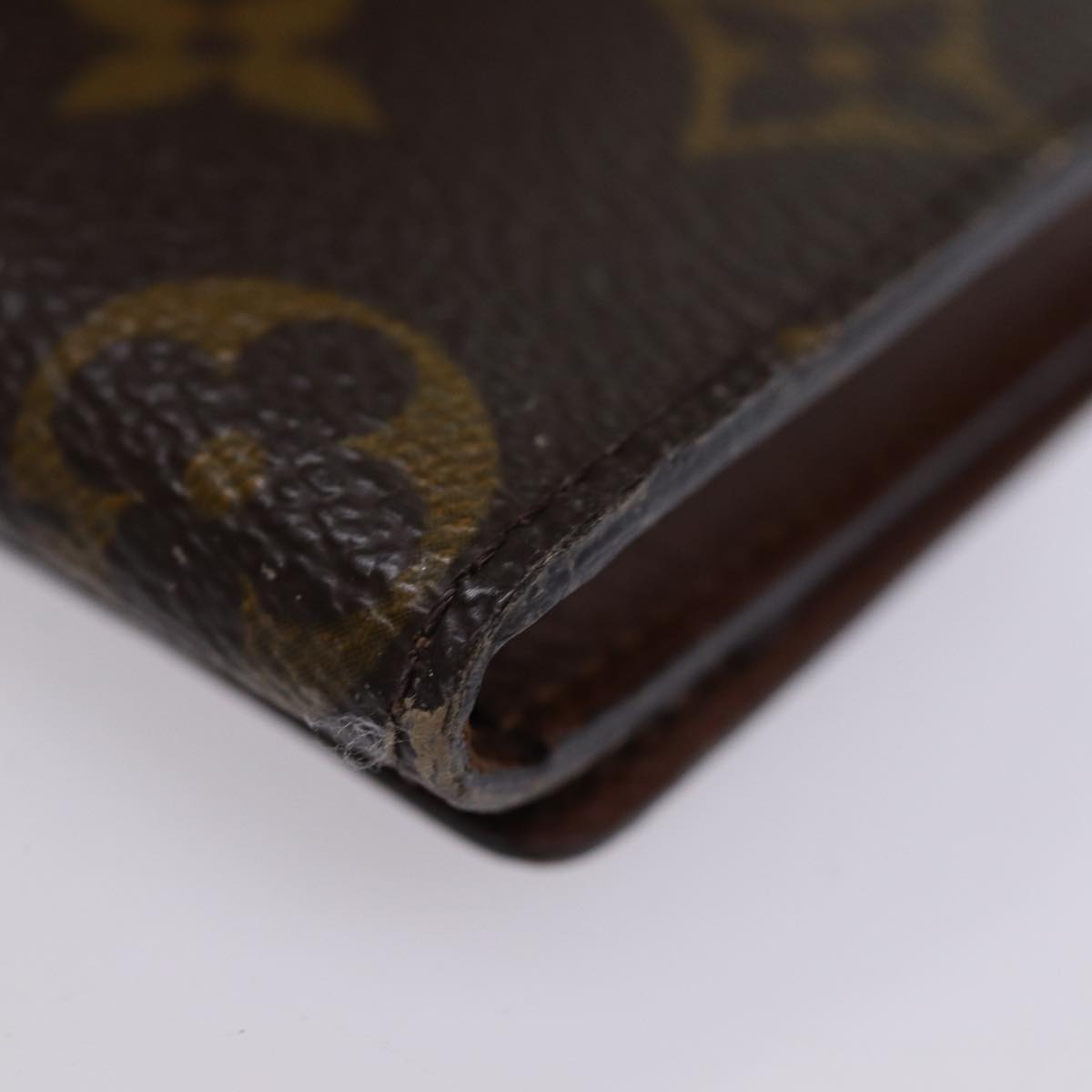 LOUIS VUITTON Monogram Amberop Cartes De Visit Card Case M62920 LV Auth 77239