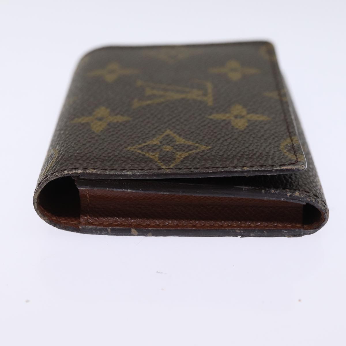 LOUIS VUITTON Monogram Amberop Cartes De Visit Card Case M62920 LV Auth 77239