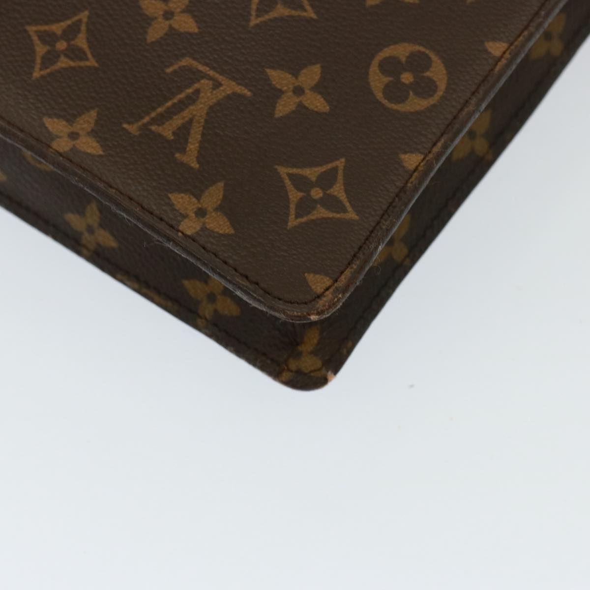 LOUIS VUITTON Monogram Porte Documents Senatur Briefcase M53335 LV Auth 77250