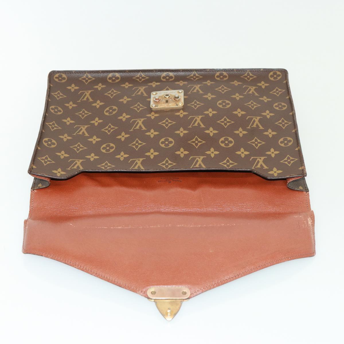 LOUIS VUITTON Monogram Porte Documents Senatur Briefcase M53335 LV Auth 77250