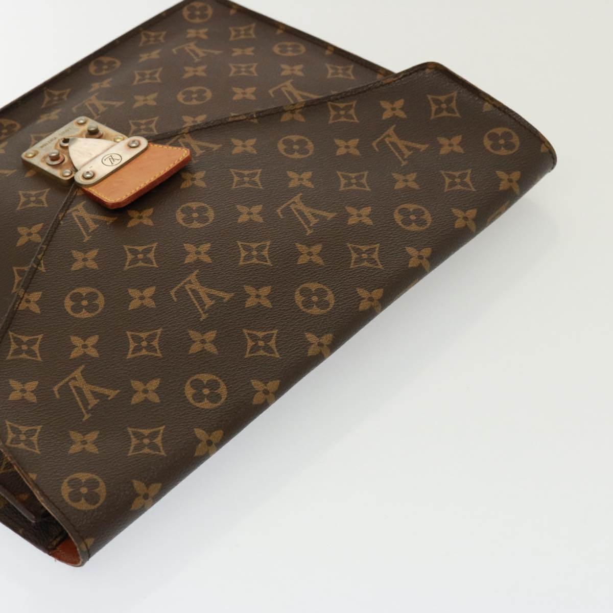 LOUIS VUITTON Monogram Porte Documents Senatur Briefcase M53335 LV Auth 77250