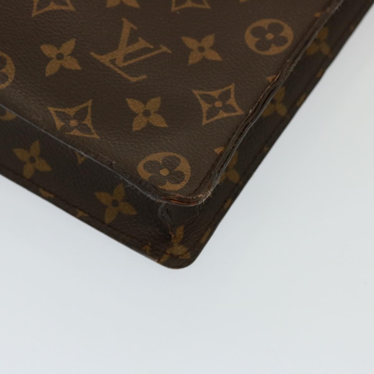 LOUIS VUITTON Monogram Porte Documents Senatur Briefcase M53335 LV Auth 77250