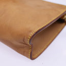 LOUIS VUITTON Nomad Cabas Ambre PM Pouch Leather Beige M92502 LV Auth 77251-16
