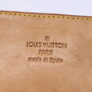 LOUIS VUITTON Nomad Cabas Ambre PM Pouch Leather Beige M92502 LV Auth 77251-10