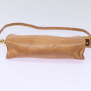 LOUIS VUITTON Nomad Cabas Ambre PM Pouch Leather Beige M92502 LV Auth 77251-6