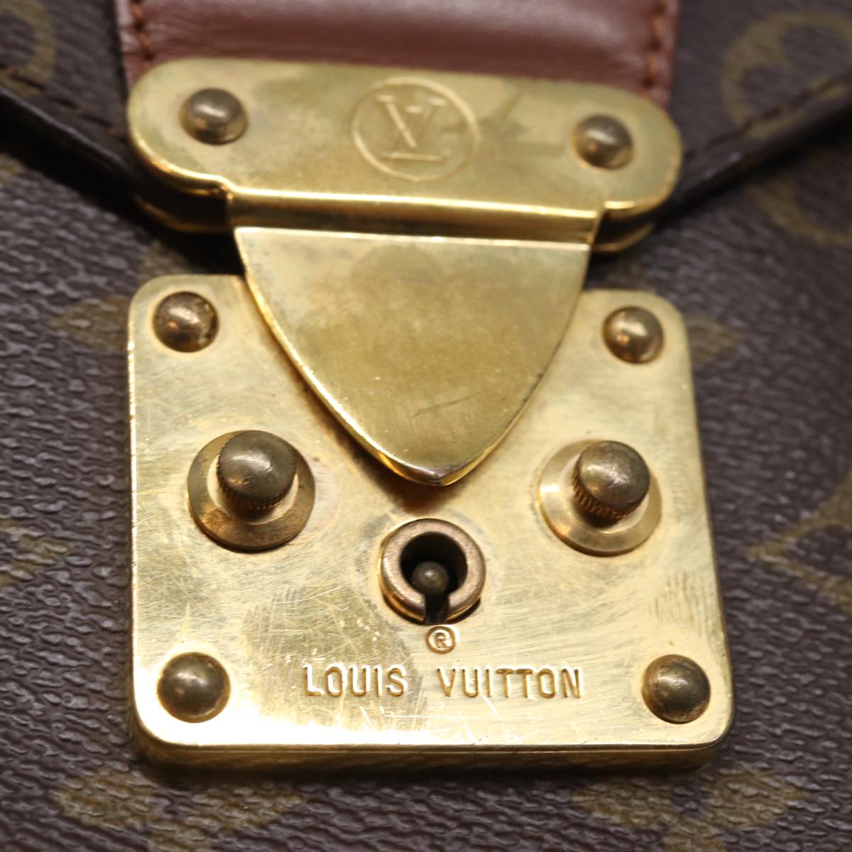 LOUIS VUITTON Monogram Monceau 26 Shoulder Bag M51187 LV Auth 77254