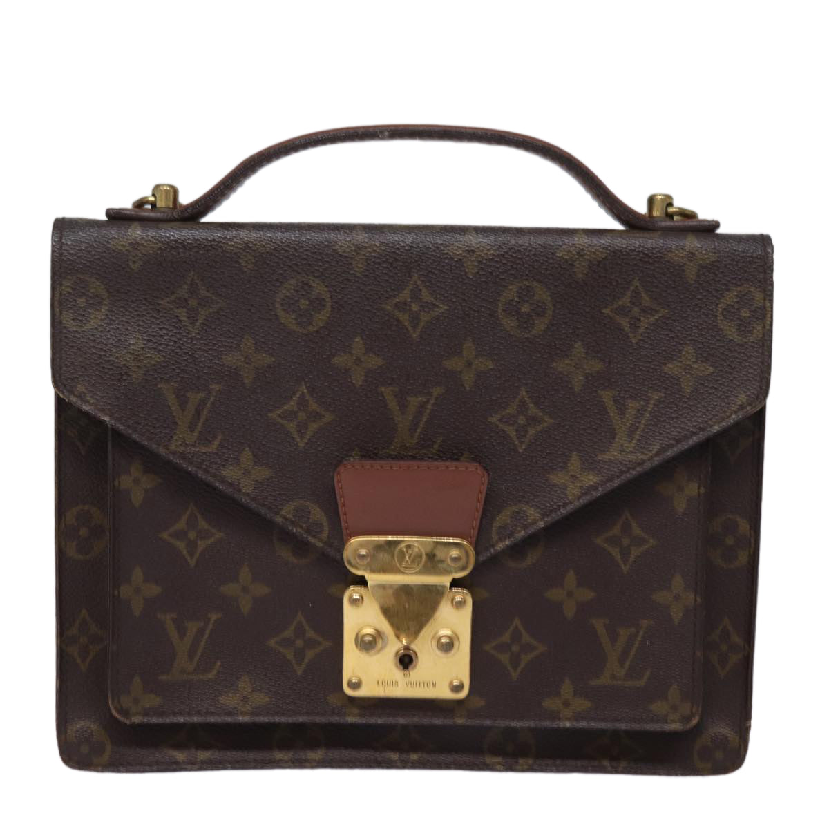 LOUIS VUITTON Monogram Monceau 26 Shoulder Bag M51187 LV Auth 77254